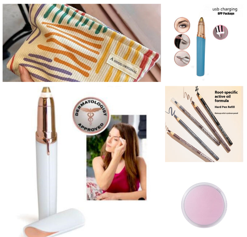 Eyebrow Epilator Maquiagem Profissional Completa Trymer Do Brwi Eye Brow Trimmer For Rasoir Visage Femme Make Up Eye Brow Shaper