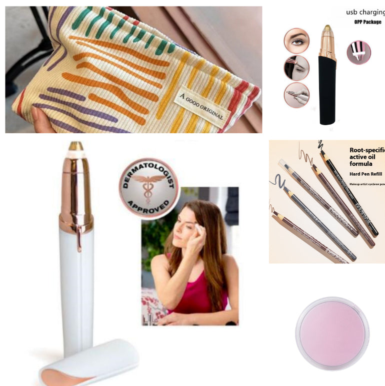 Eyebrow Epilator Maquiagem Profissional Completa Trymer Do Brwi Eye Brow Trimmer For Rasoir Visage Femme Make Up Eye Brow Shaper