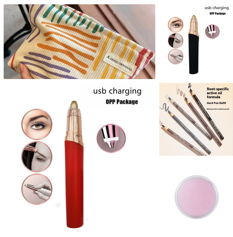 Eyebrow Epilator Maquiagem Profissional Completa Trymer Do Brwi Eye Brow Trimmer For Rasoir Visage Femme Make Up Eye Brow Shaper